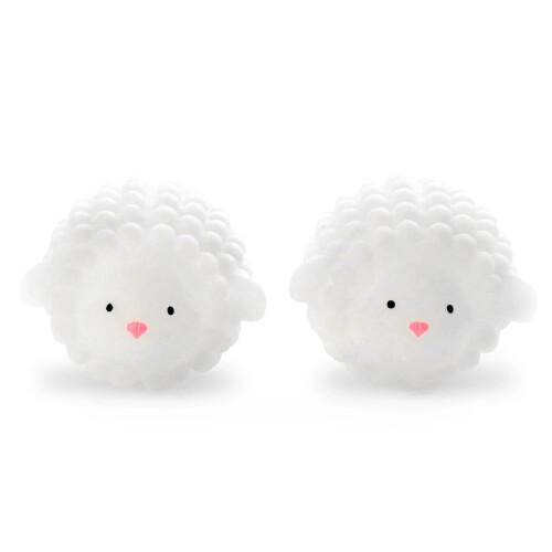 Lamb Dryer Balls Fabric Drying Buddies Tumble Static Softener 2 Reusable 1