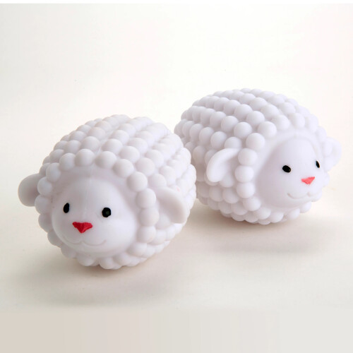Lamb Dryer Balls Fabric Drying Buddies Tumble Static Softener 2 Reusable 2