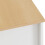 Seconique Portland 4 Drawer Chest in White with Oak Effect Finish 6