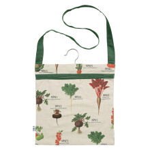 RHS Peg Bag Vegetable Stone 100% Cotton Hang Storage Hanger Pegs Washing Strap