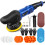 Dual Action Polisher 5-inch Buffer Polisher and Waxer, 6 Variable Speed 2800-5800 RPM, Polishing Machine Kit for Car Detailing 1