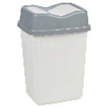 (5L Grey/White) 5/10/20/30/50L Plastic Bin with Butterfly Lid Kitchen