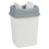URBN Living (5L Grey/White) 5/10/20/30/50L Plastic Bin with Butterfly Lid Kitchen 3