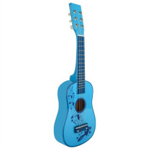 Toyrific 23" Blue Wooden Guitar Kids Musical Toy Instrument
