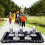 Halloween Ring Toss Game Set, Inflatable Tombstone Tossing Games 7
