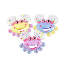 (random color) Cute Crab Baby Rattles Handbell Toys for Newborns Shaking Rattle Toys