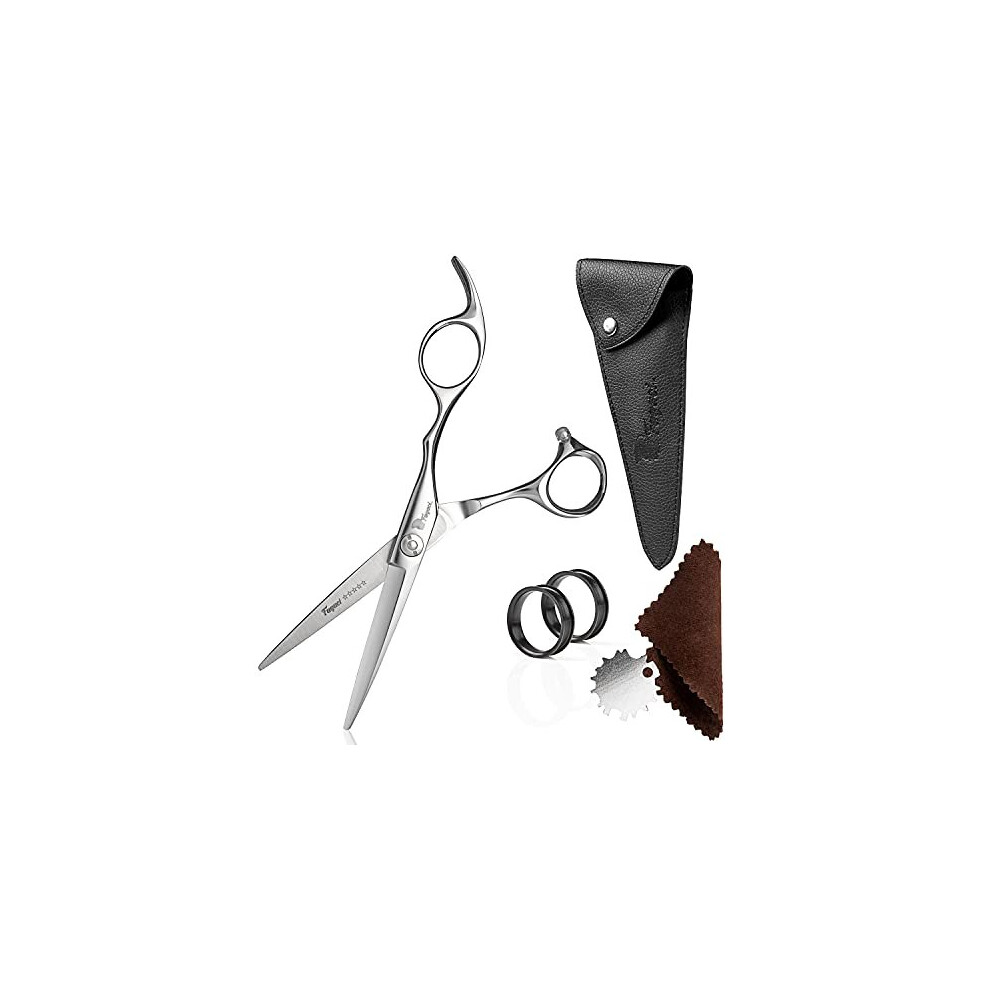 Fagaci Hairdressing Scissors Professional Extremely Sharp Blades, Fine Cutting 440C Steel Hair Cutting Scissor, Hair Scissors For Women & Men, Ba