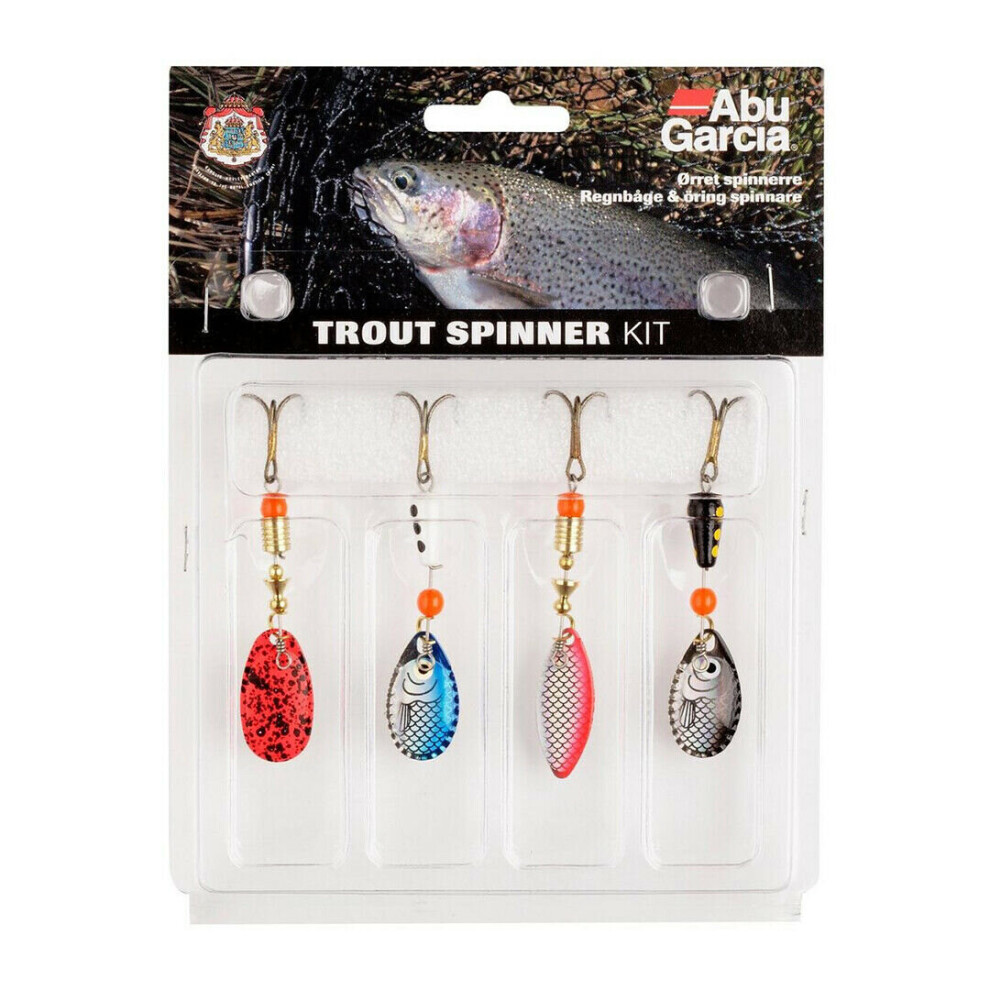 Abu Garcia Fishing Lure Kit Trout Spinner Angler Coarse Carp Pike Trout Salmon