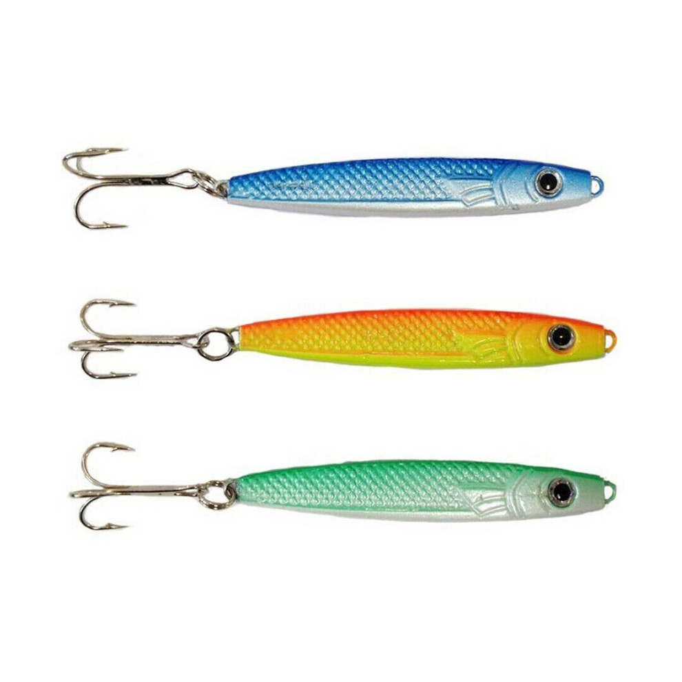 Abu Garcia Kystsilda 3Pk Sea Fishing Lure 18g Angler Cod Pollack Bass Wrasse