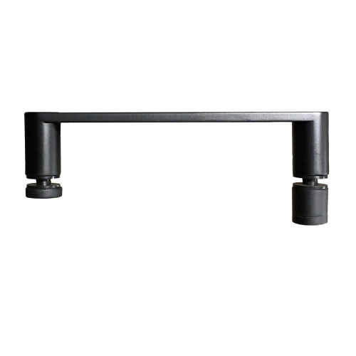 NES Home Round Matte Black Shower Door Handle 145 Mm Hole To Hole Centre 1