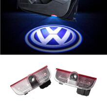 2PCS VW LED Car Door Shadow Projector Light Laser Welcome Lamp For Passat