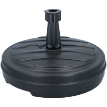 13 Litre 45cm Plastic Garden Parasol Base Umbrella Stand Sunshade Holder Black