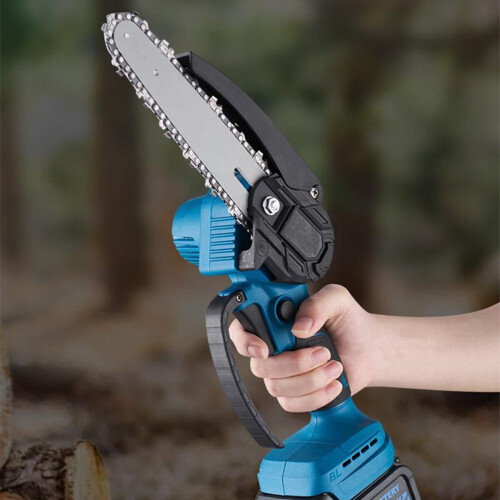 6 Inch Cordless Chainsaw Mini Electric Chain Saw Wood Pruning Trim ...