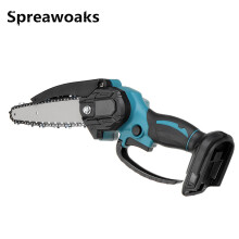 6 Inch Cordless Chainsaw Mini Electric Chain Saw Wood Pruning Trim Cutter Woodworking Garden Lo