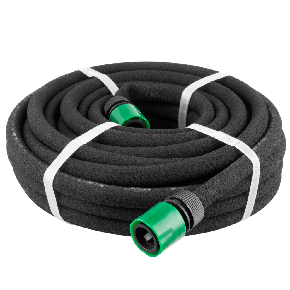 15m Garden Watering Porous Soaker Hose Reel