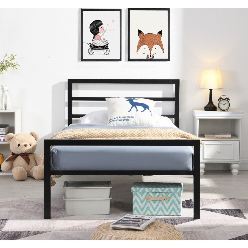 (Single) City Metal Bed Frame