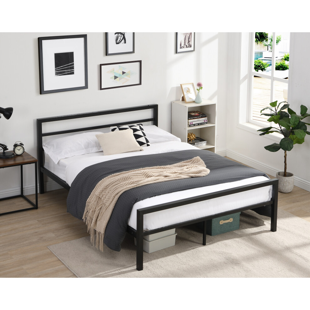 (Double) City Metal Bed Frame