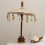 Bali Handcrafted Home Decor Gold Canvas Parasol 1