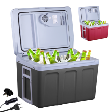 AREBOS 40 litre cool box | for cooling and keeping warm | mini fridge | thermoelectric cool box | with ECO mode | electric cool box | anthracite