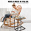 Side Table for Sofa Bed Coffee Table Laptop Table Easy Assembly Heavy Duty 6