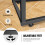 Side Table for Sofa Bed Coffee Table Laptop Table Easy Assembly Heavy Duty 7