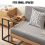 Side Table for Sofa Bed Coffee Table Laptop Table Easy Assembly Heavy Duty 9