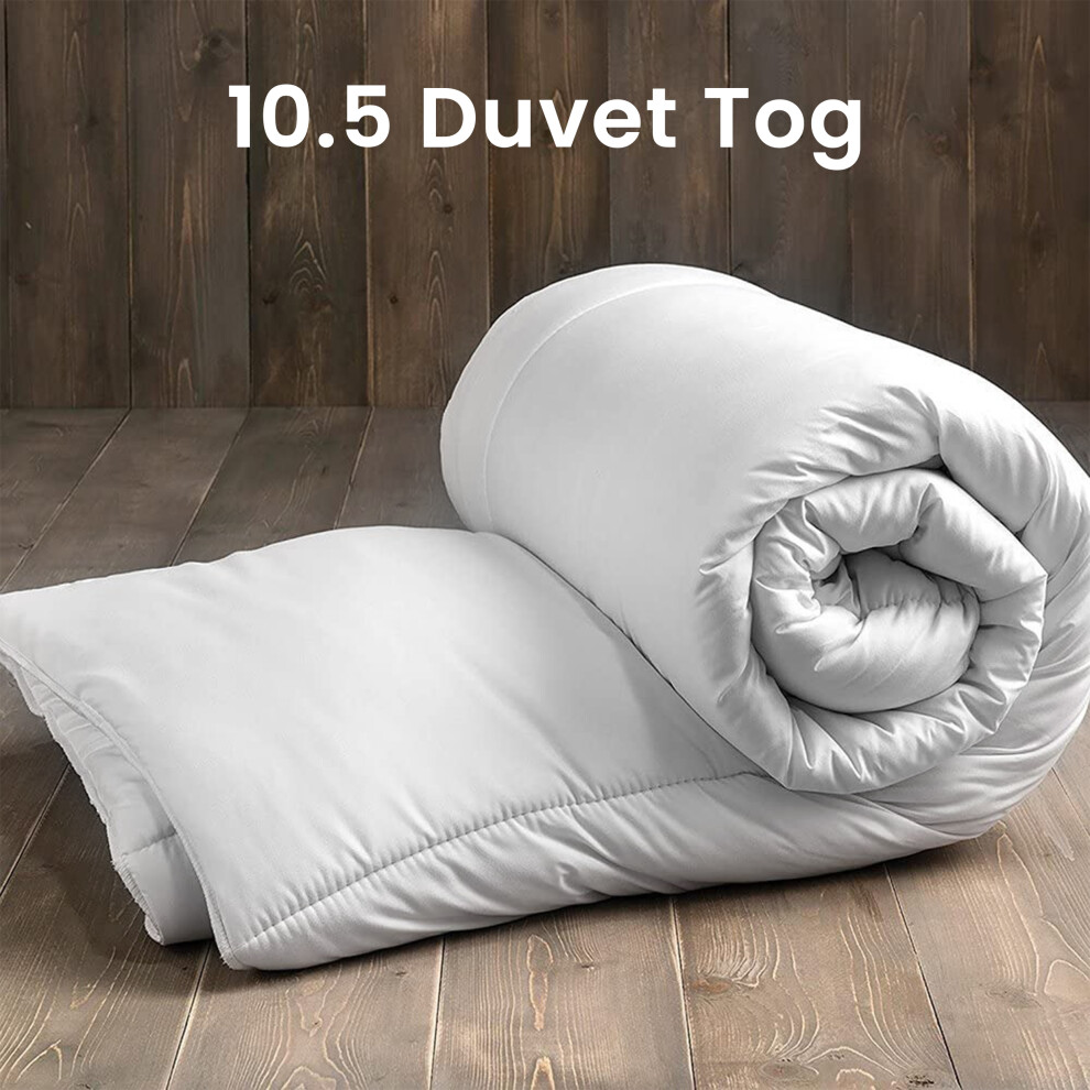 (Single) Anti Allergy Duvet Quilt Tog 10.5 Single Double King Size All Season Duvets