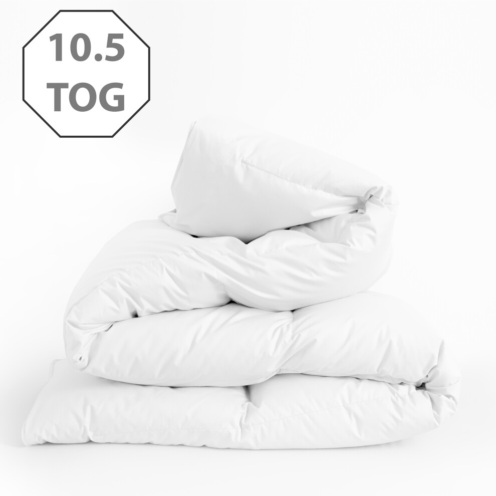 (Double) Anti Allergy Duvet Quilt Tog 10.5 Single Double King Size All Season Duvets