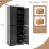 Costway Kitchen Sideboard Freestanding Cupboard Pantry Cabinet with 4 Doors 2