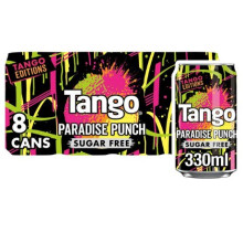 Tango Sugar Free Paradise Punch Cans 8x330ML