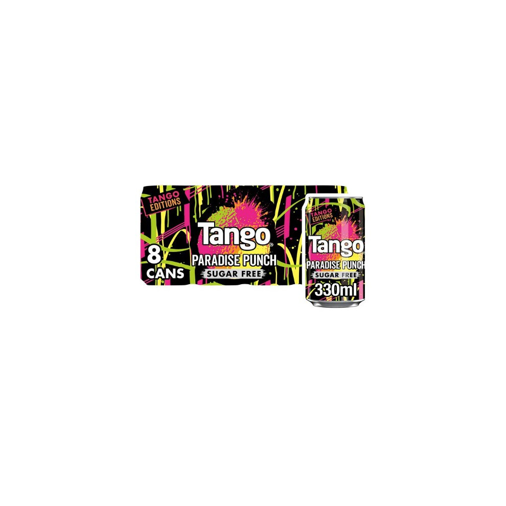 Tango Sugar Free Paradise Punch Cans 8x330ML