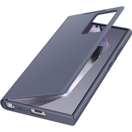 Samsung Samsung Galaxy Official S24 Ultra Smart View Wallet Case Violet
