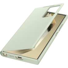 Funda Oficial Samsung Galaxy S24 Ultra Smart View Wallet, Verde Claro