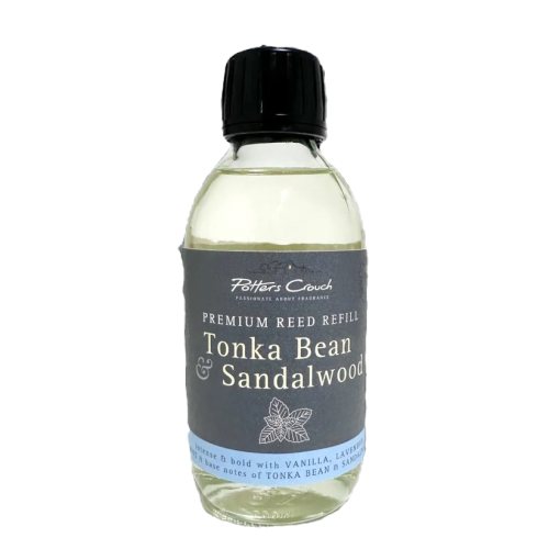 Potters Crouch Reed Diffuser Refill - Tonka Bean & Sandalwood