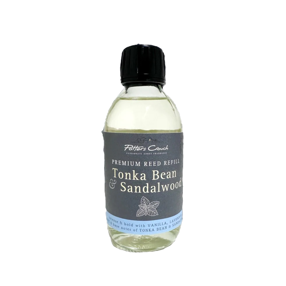 Potters Crouch Reed Diffuser Refill - Tonka Bean & Sandalwood