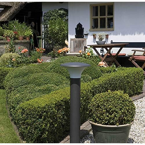 Luxform Lighting Perth Tall Post Light in Anthracite 60cm 12 volt