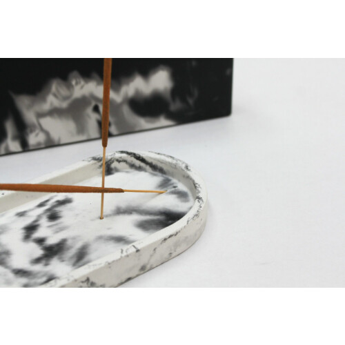 WXY. Studio2 Incense Holder & Tray - Peppered Black 2