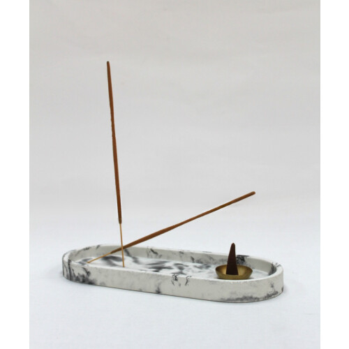WXY. Studio2 Incense Holder & Tray - Peppered Black