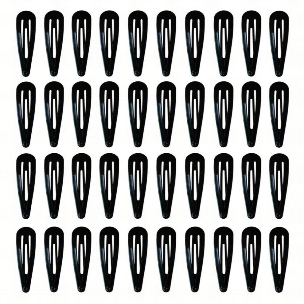 40 Pcs Solid Metal Barrettes Metal Snap Side Clip Bang Side For Women Hair Accessories-image-OPC-PC2GQHS-NEW