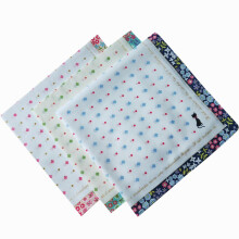 3PCS 43 0cm Womens Printed Handkerchief 60 Counts Colorul Soft Sweat absorbing Handkerchief For Wedding