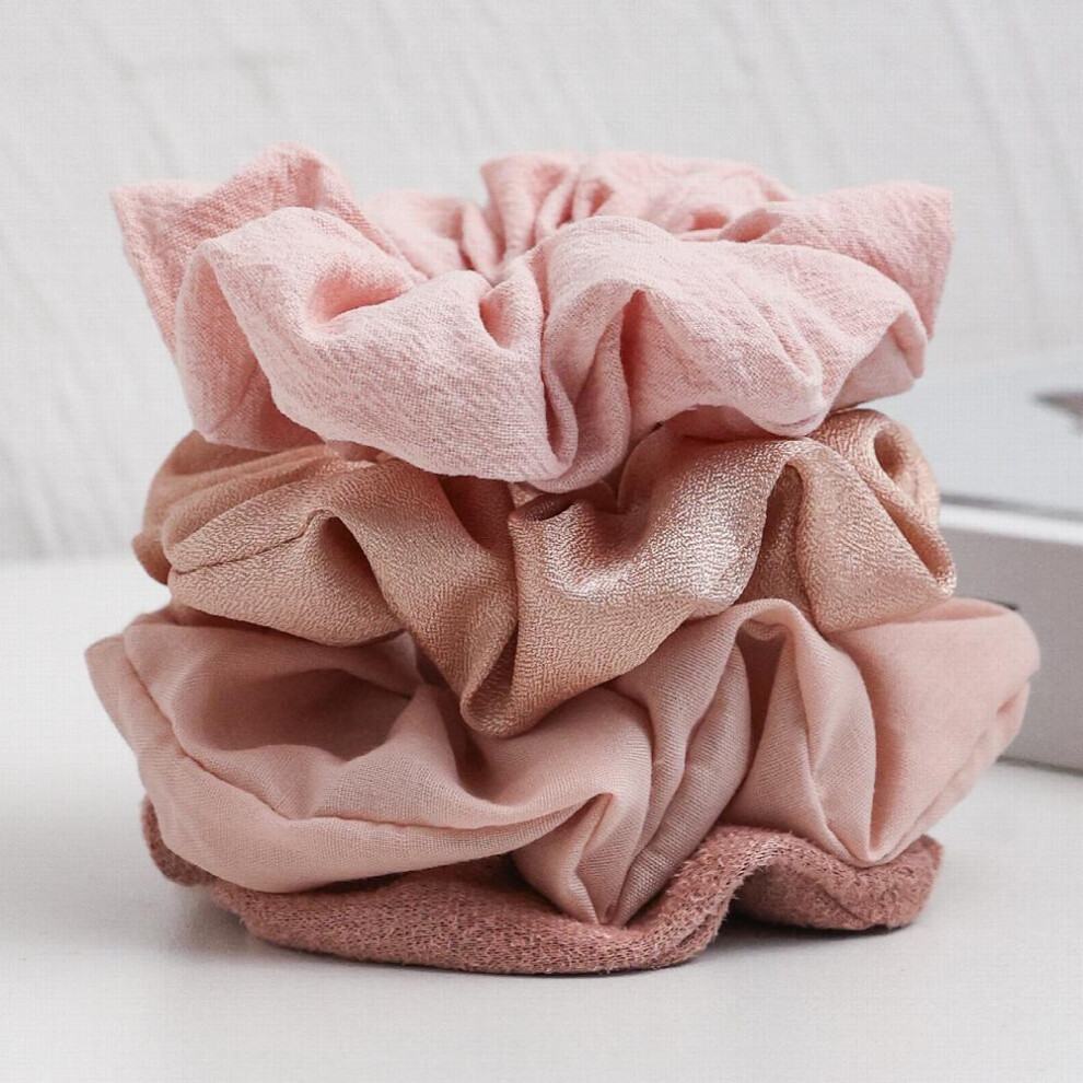 4pcs set Style Hair Tie Elastic Large Scrunchie Ponytail Hair Rope Hair Accessories For Women-image-OPC-PC2GQRJ-NEW