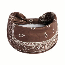 Bohemian Stretch breite Krempe Stirnband Yoga Schweißband für Frauen Boho-Stil Haar Accessoire