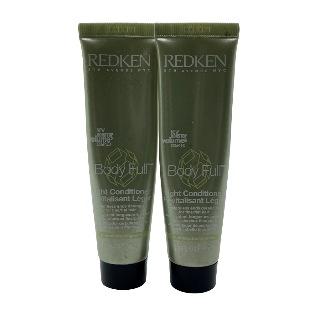 Redken Body Full Light Conditioner Fine & Flat Hair 1 OZ Set of 2