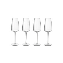Luigi Bormioli Talismano Flutes Set Dishwasher Safe 210 ml Glasses - Pack of 4
