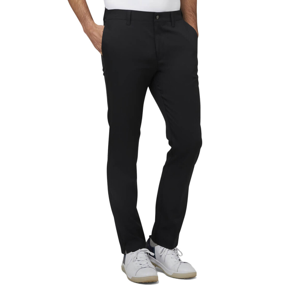 (32-34, Caviar) Callaway Mens X Tech III Chevron Flex Stretch Golf Trousers