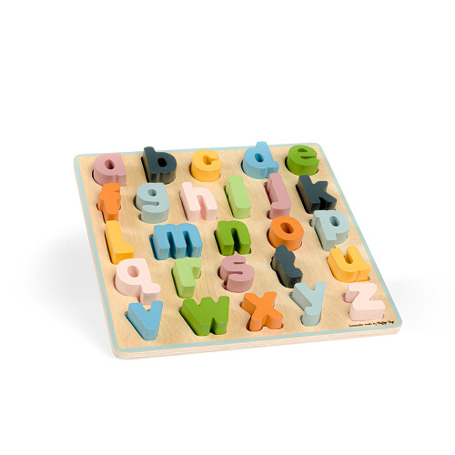 Bigjigs FSC Certified Wooden Number Counting Tray - 100 Piece Montessori Math Game For Kids 3+ Years