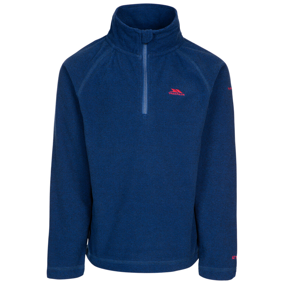 Trespass (9-10 Years, Dark Navy) Boys 1/2 Zip Fleece Pullover Top Keynote Blue,Not,Specified