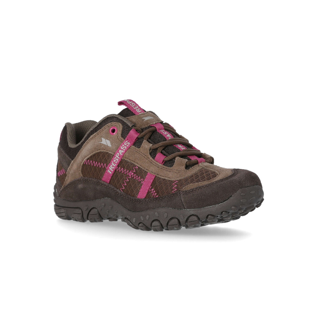 (3, Coffee) Trespass Womens Walking Trainers Low Cut Fell