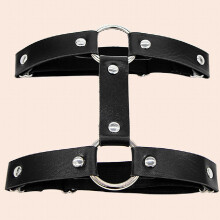 1pc Garter Belts For Women Men Sexy Punk Adjustable Leg Gothic Thigh Ring Garter With Metal Clip