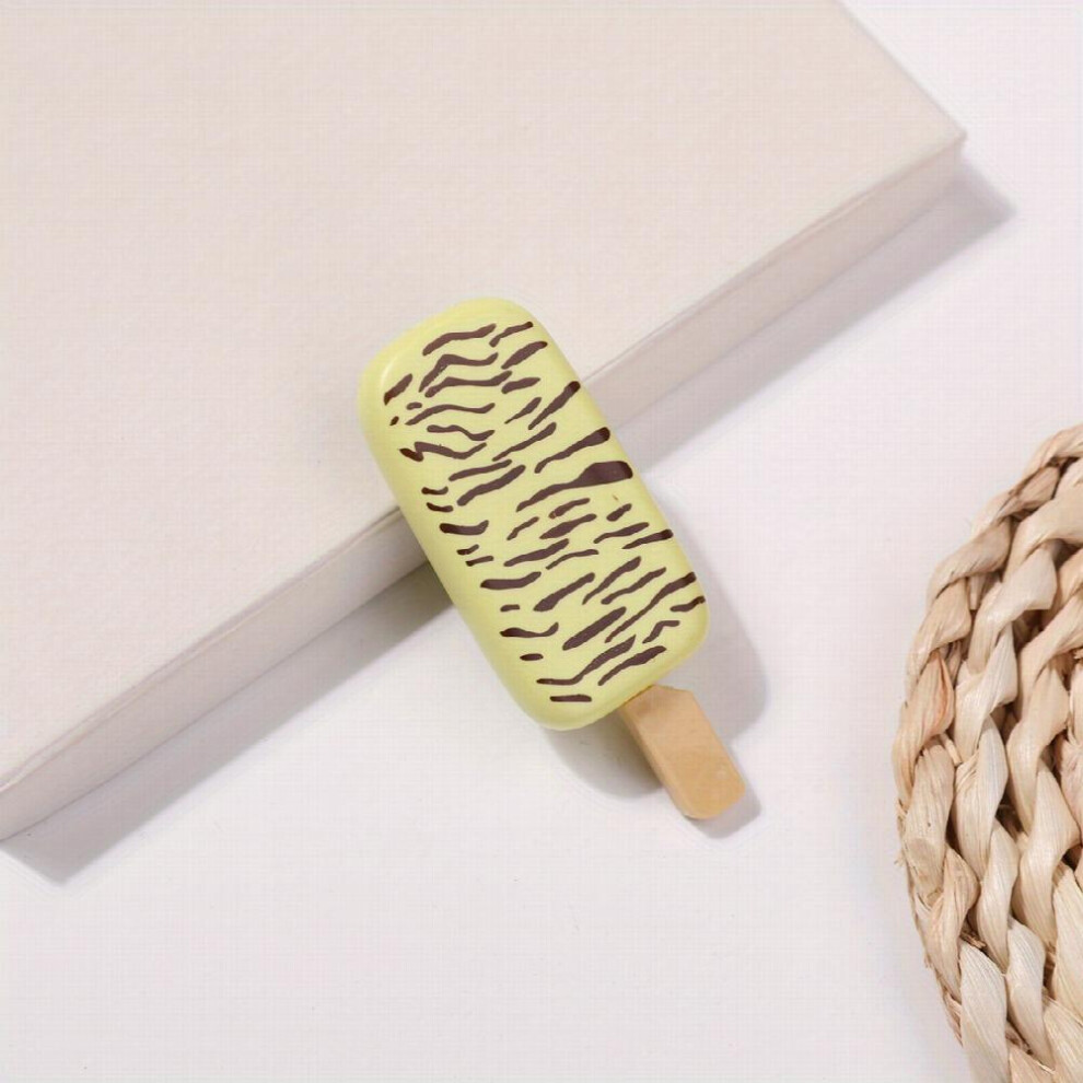 1pc Creative Ice Cream Shape Duckbill Clip Hair Clip For Side Hair Bang Women Girls Hair Accessories-image-OPC-PC2GT6M-NEW